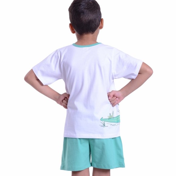 Crocodile Pajama Set. Homewear - Picture 2 of 3